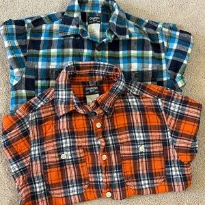 Boy Flannel Shirt Set